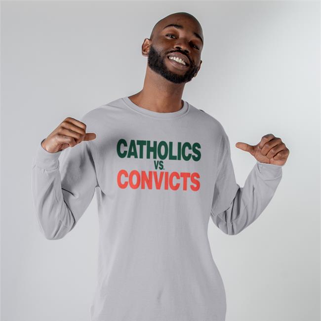 Super 70s Sports Merch Catholics Vs Convicts T Shirt