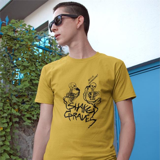 Shakey Graves Hello Gorgeous Gold Tee