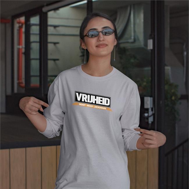 Robert Pijkeren De Jensen Show Merch Vrijheid Nooit Meer Lockdown Shirt
