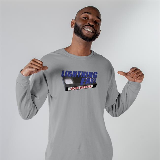 Red Letter Media Merch Lightning Fast Vcr Repair Tee Shirt