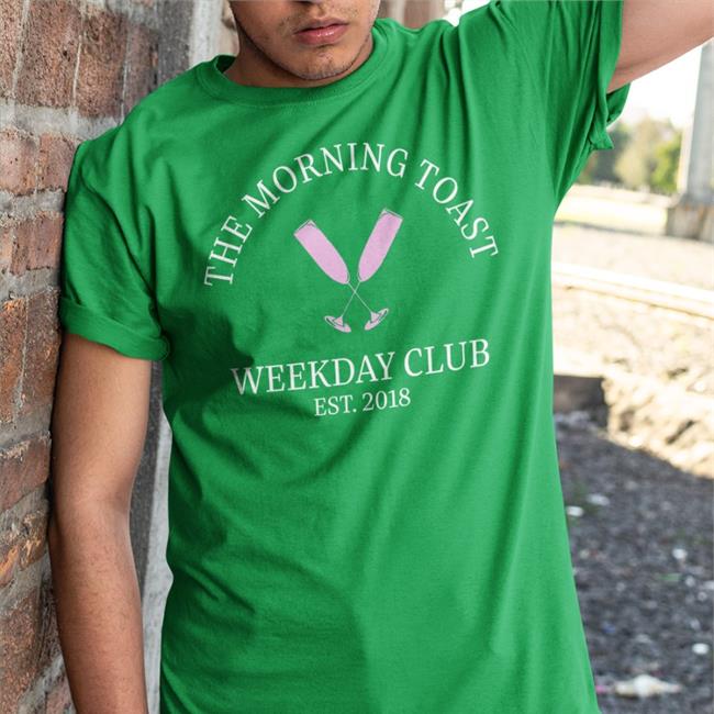 Morning Toast Merch Tmt Weekday Club Est 2018 Hoodie