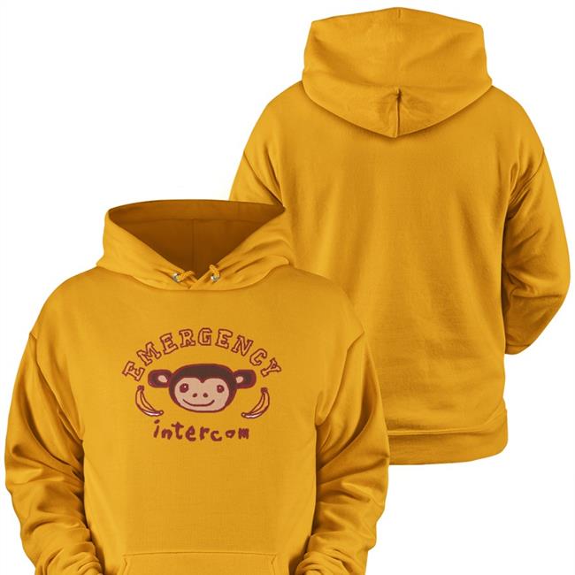 Emergency Intercom Merch Monkey Hoodie