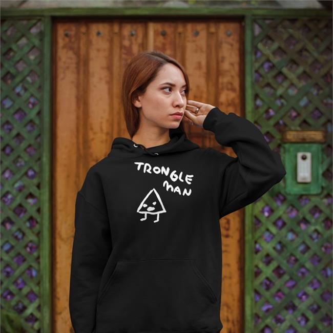 Bonfire Shop Trongle Man Hooded Sweatshirt By Hannah Hillam