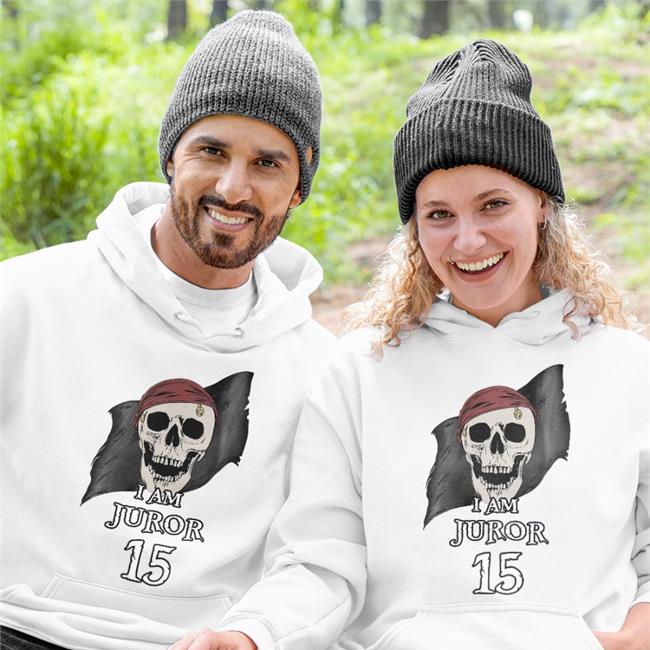 I Am Juror 15 Tee My-Store-434C70 Merch I Am Juror 15 Hooded Sweatshirt That Umbrella Guy
