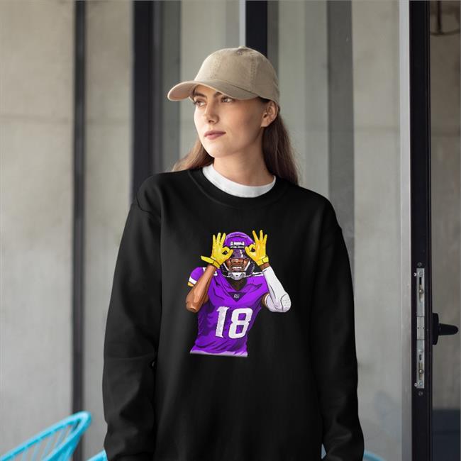 Jjets Justin Jefferson Long Sleeve Minnesota Vikings JJettas2 Oroy