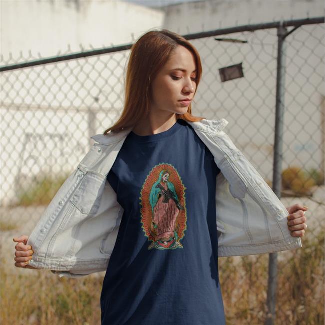 Crispy Merch Crispy Virgin Mary Long Sleeve Shirt