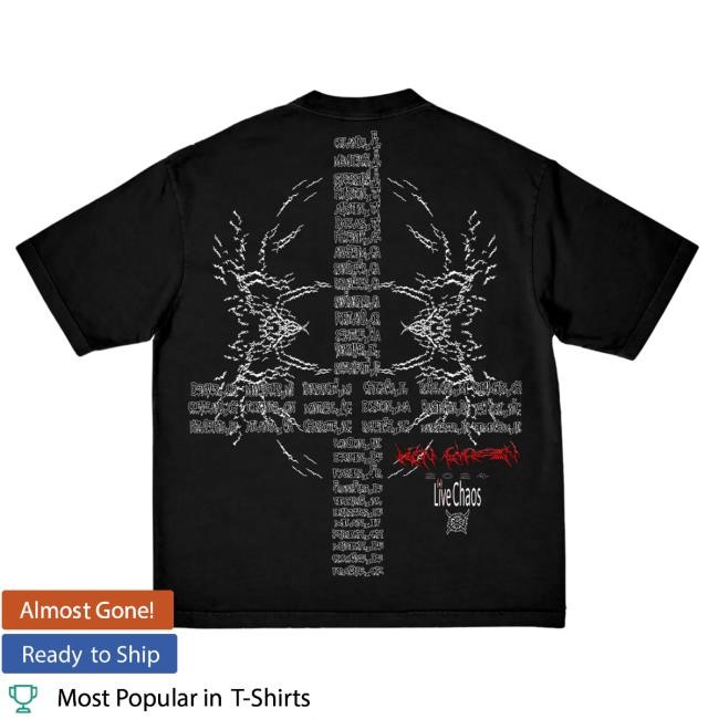 Official Ken Carson Merch Store Shop Ken Carson Chaos Error Black New Shirt KenCarson