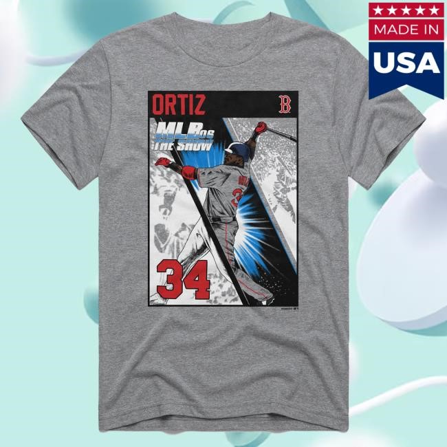 The Show 06 David Ortiz Cover T Shirt Homage Merch