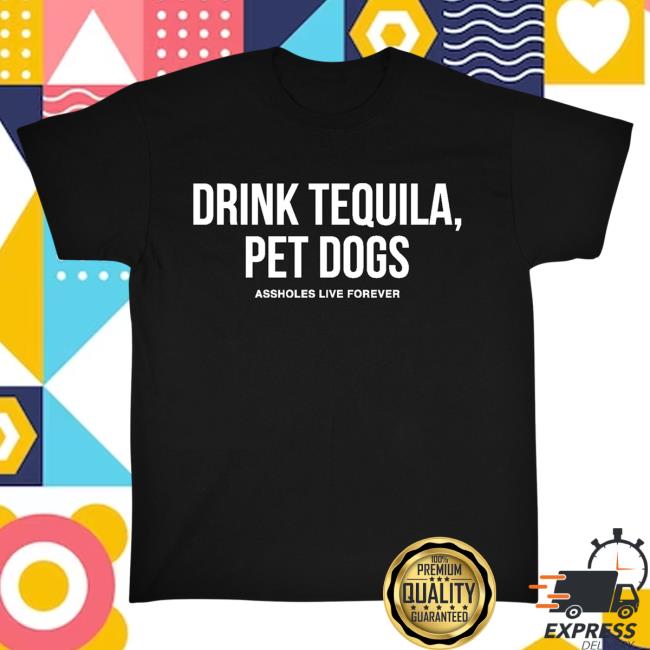 Official Linda Finegold Merch Store Drink Tequila Pet Dogs Long Sleeve Tees Black Lindafinegold Clothing Shop