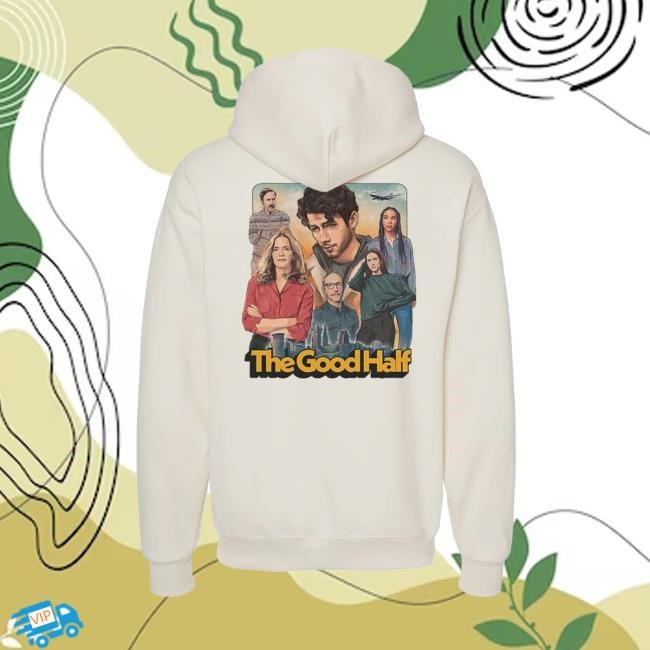 Nick Jonas Merch Shop The Good Half Cast Hoodie Sweatshirt - White - Nick Jonas