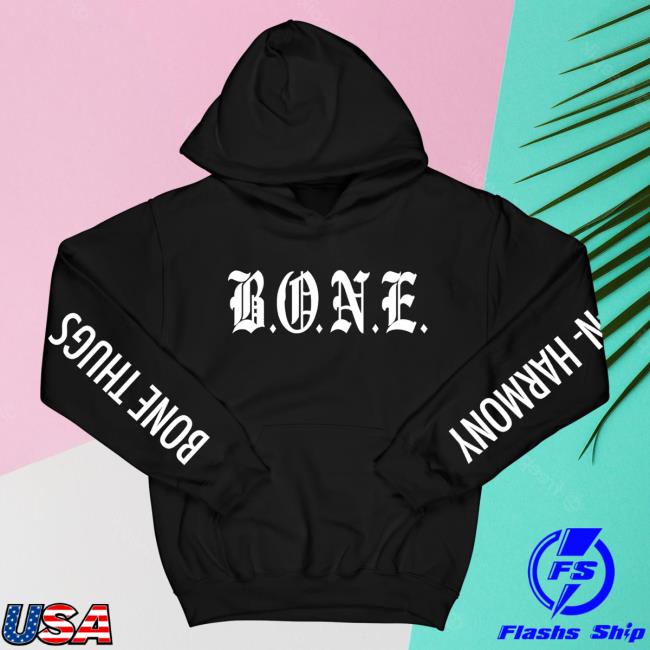 Official Merch Bar Store Bone Thugs-N-Harmony Bone Enterprise Pullover Sweatshirt Black MerchBar BoneThugsnHarmony Apparel Clothing Shop