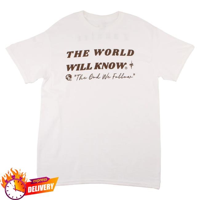 Official Zauntee Merch Store The World Will Know Tee (White)