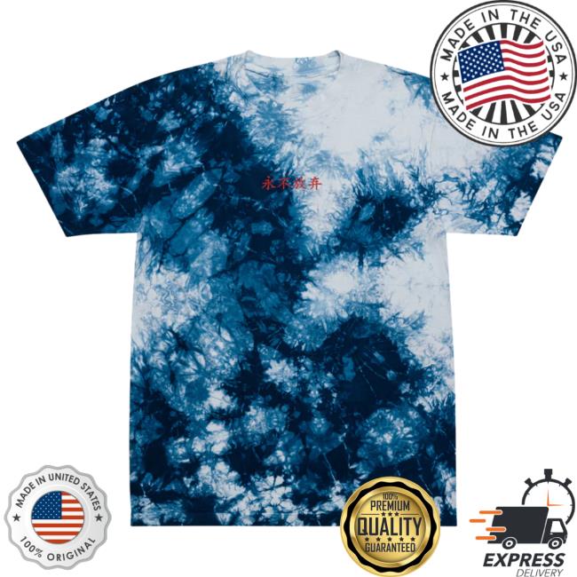 Yujin Clothing I Love You Tie Dye T Shirt Navy / White Tie-Dye