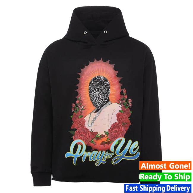 Official Fresh Society Homme + Femme "Pray For Ye" Black Popover Hoodie