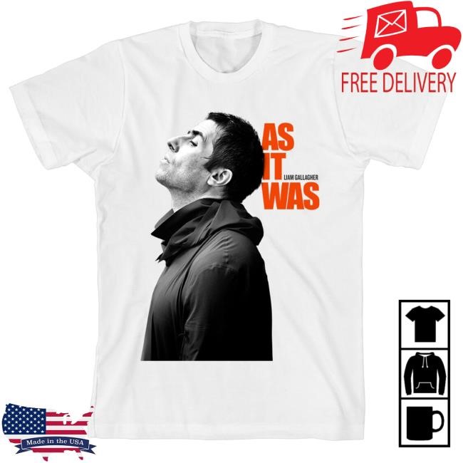 Official Liam Gallagher Merch Store As It Was New Tee | Liam Gallagher