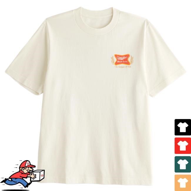 Official Abercrombie And Fitch Miller High Life Vintage-Inspired Graphic Shirts