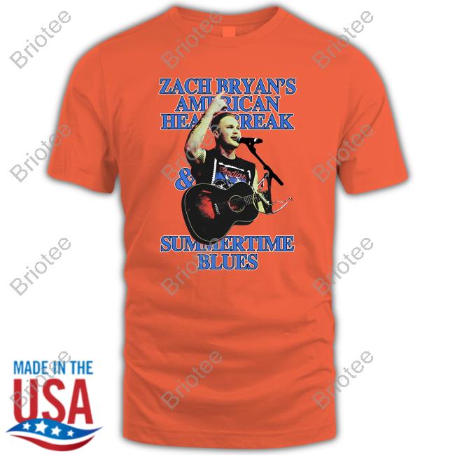Zach Bryan's American Heartbreak & Summertime Blues T-Shirt