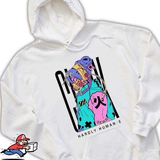 Hardly Human/E Muscle Hoodie Cloak Hardly Human/E Muscle Shirt