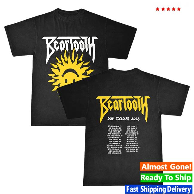 Official Beartooth Merch Beartooth Summer 2023 Tour Attractive Shirt