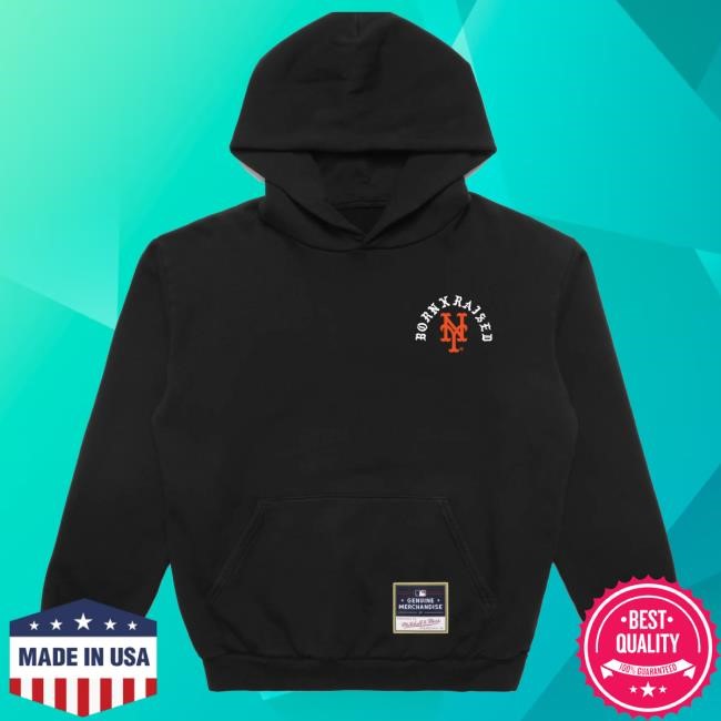 Official Born X Raised + Mets The Town Hot Shirt: Blue