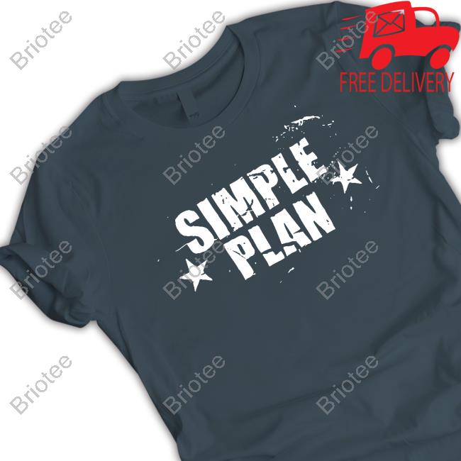 Official Simple Plan Store Simple Plan Star Long Sleeve Tee Shirt