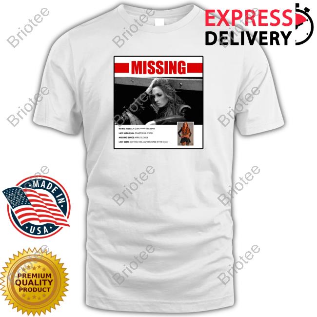 Official Rebecca Quin Missing Shirts