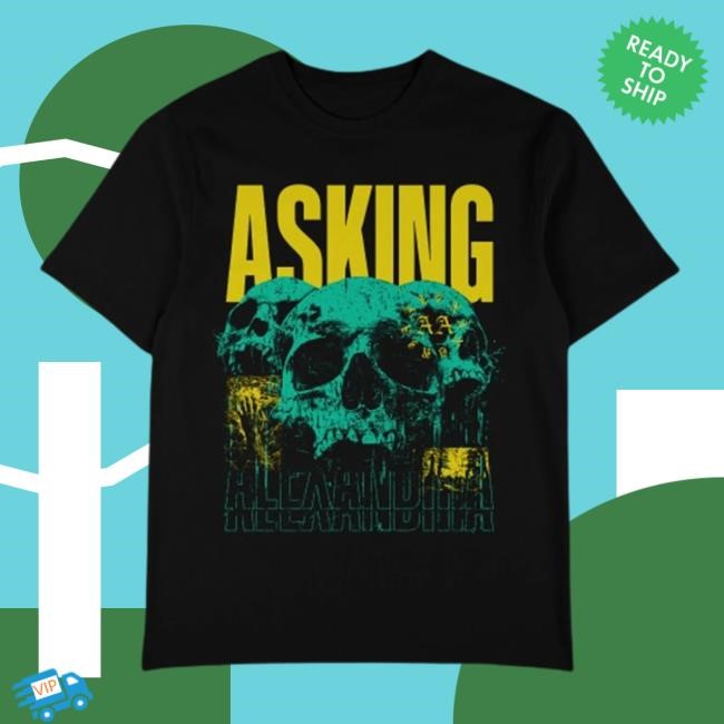Skull Tee Shirt Asking Alexandria Store