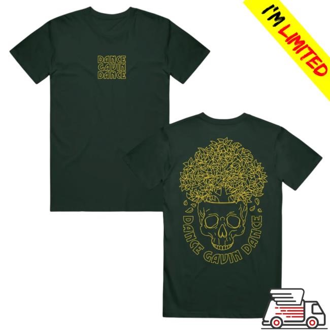 Official Dance Gavin Dance Merch Skull Tree New Shirt