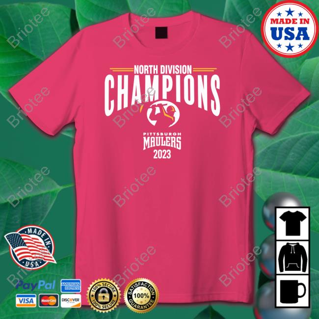 Pittsburgh Maulers USFL North Division Champions Shirt