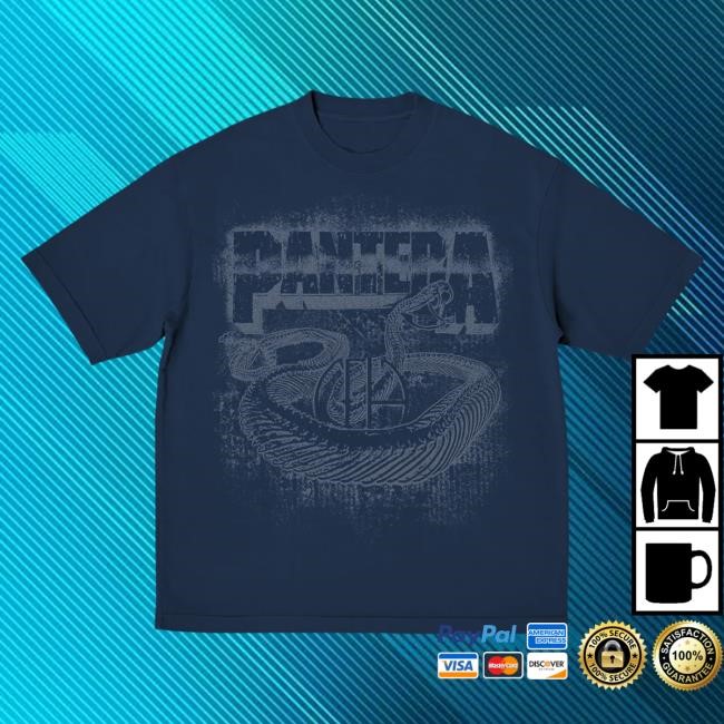 Pantera Navy Snake CFH 2025 Tour T Shirt