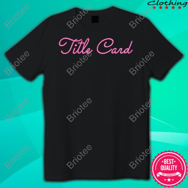 Dead Meat Hell Is A Teenage Title Card Shirt