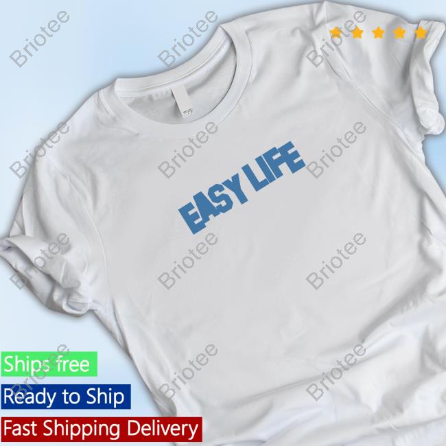 Easy Life Blue Logo Long Sleeve Tee