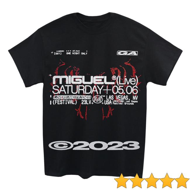 Official Lovers And Friends Miguel Shirt