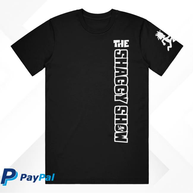 Official Icp Psychopathic Records The Shaggy Show Vertical Logo Black T-Shirt