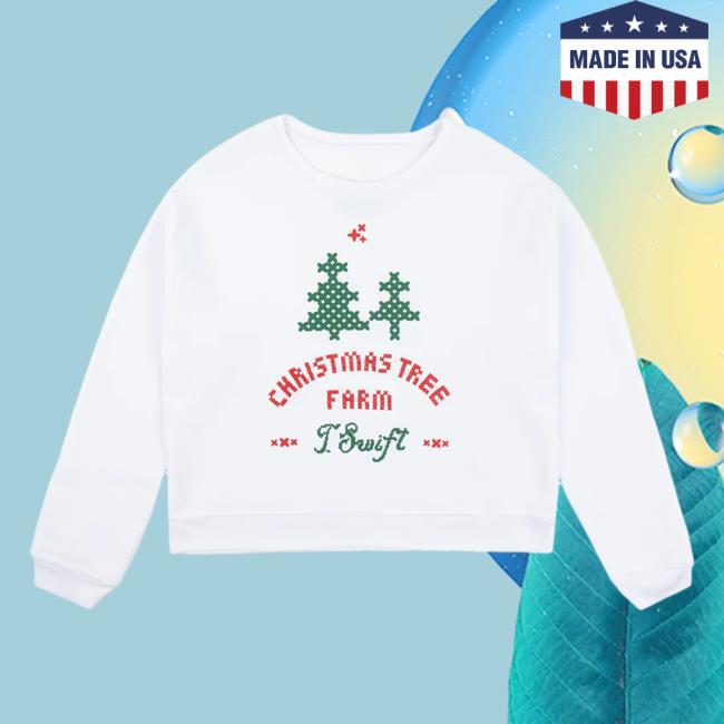 Official Taylor Swift Merch Store Shop Christmas Tree Farm Crew neck Taylorswift Apparel Clothing