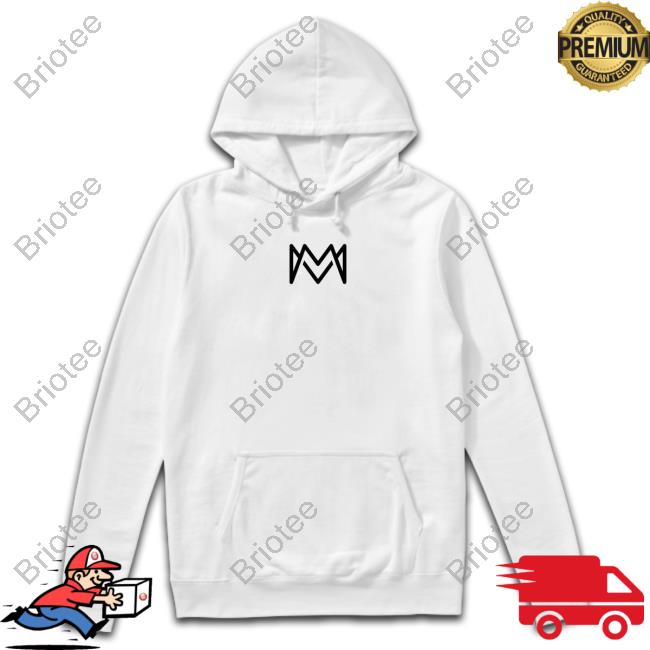 Official Mogul Merch Symbolic Long Sleeve Unisex Sweatshirt in White