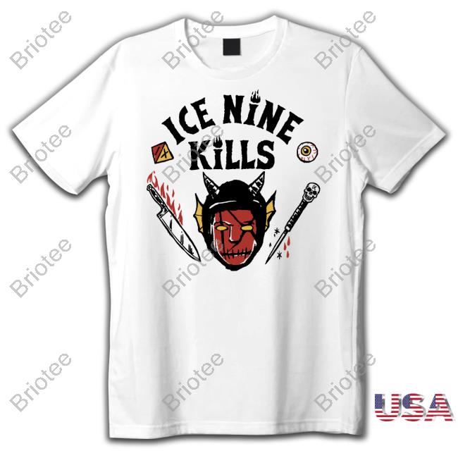 Official Ice Nine Kills Merch Hellfire Raglan Tee