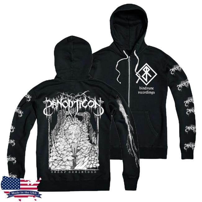 Panopticon Merch Cedar Skeletons Zip Up