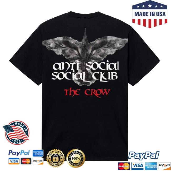 Crow 1 T Shirt Anti Social Social Club Merch