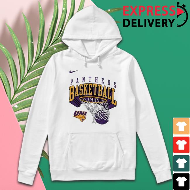 Official University Of Northern Iowa Panthers Basketball Net Hooded Sweatshirt