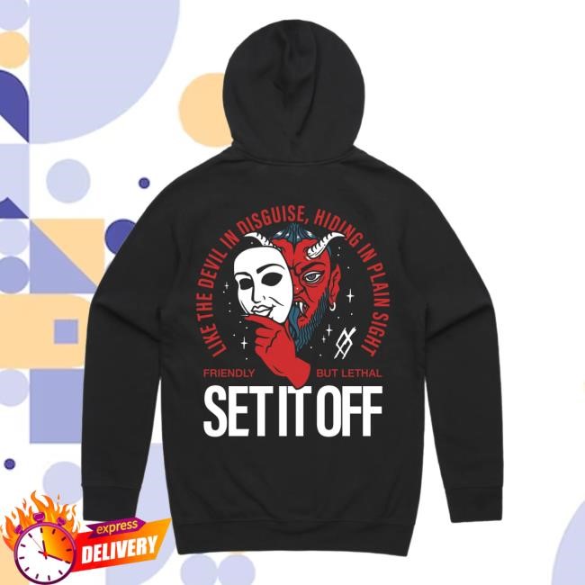 Set It Off Merch Devil Mask New Hoodie – Set It Off