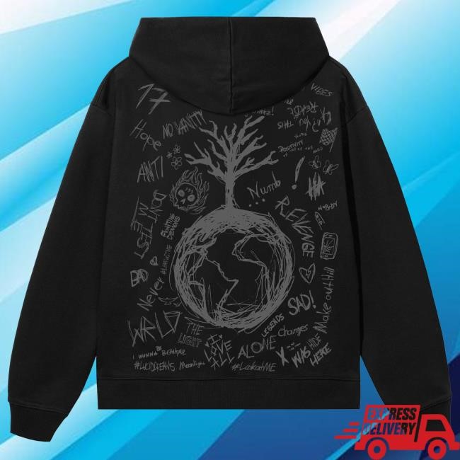 Official Xxxtentacion Merch Heart Hoodies Xxx Tentacion