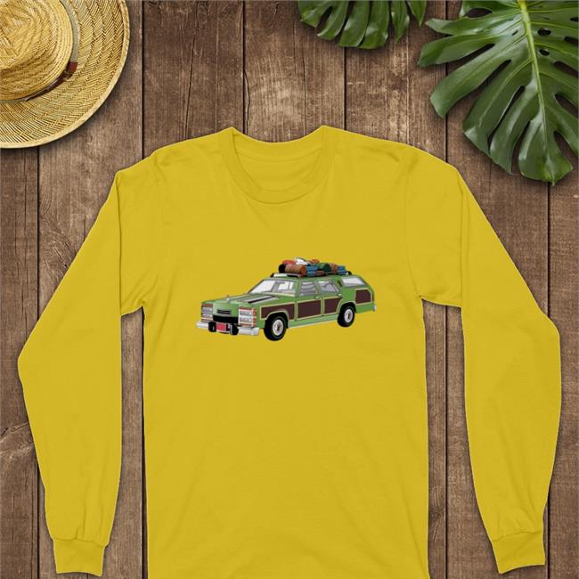 Super 70s Sports Store Antarctic Blue Super Sports Wagon Family Truckster Sweatshirt