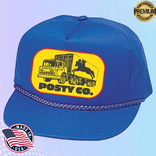Official Post Malone Merch Store Shop Post Malone Posty Co. Blue Hat PostMalone
