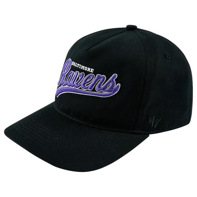 Official Golf Wang Merch Ravens Script Snapback Hat by Golf Wang x NFL