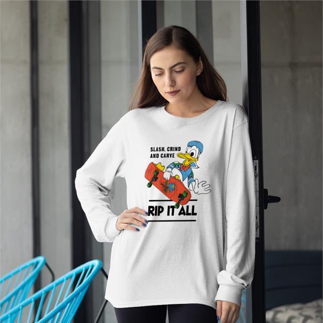 Donald Slash Crind And Carve Rip It All Shirt Depop Merch Poorly Translated Shirts