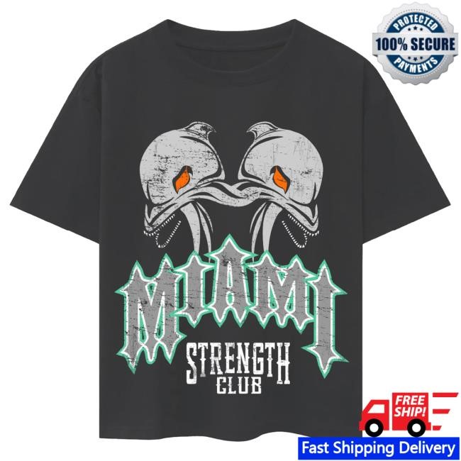 Athlete Xclusive Miami Strength Club Black Tee