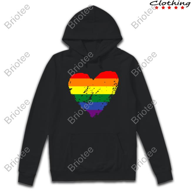 Official Robert Smith Rainbow Heart Hoodie