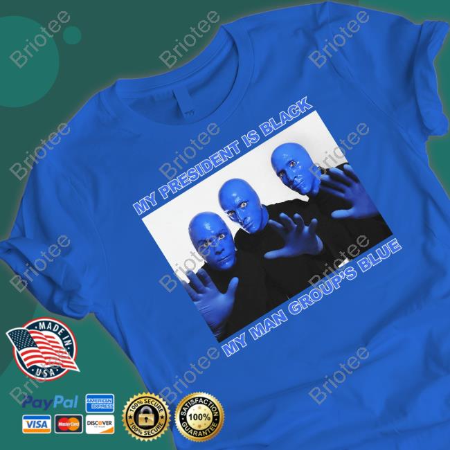 My President Is Black My Man Group's Blue Crewneck Sweatshirt