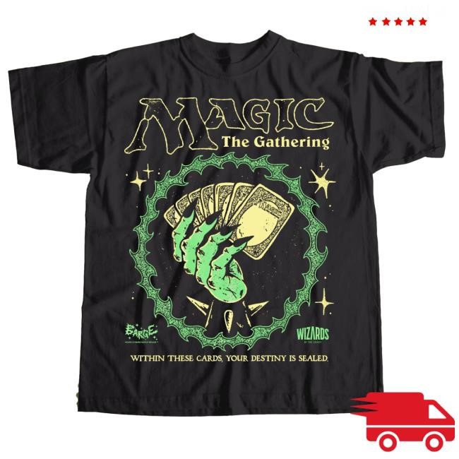 Wizard of Barge I Hold the Cards Shirt Magic the Gathering